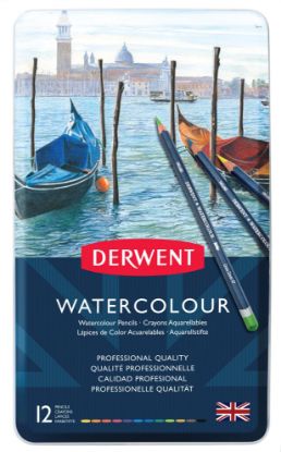 Picture of DERWENT WATERCOLOUR PNC TIN 12