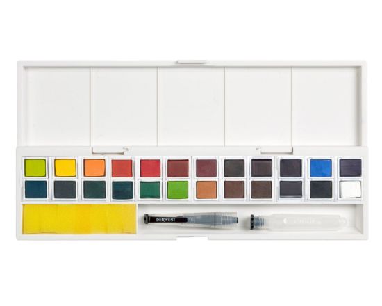 Picture of DERWENT INKTENSE PAINT PAN PAL SET 24