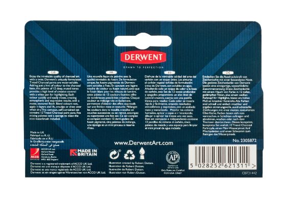 Picture of DERWENT INKTENSE PAINT PAN TINT CHARCOAL