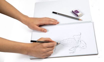 Picture of DERWENT ACY SKETCH BK PP A4 PORT 20SHT