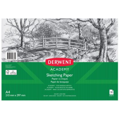 Picture of DERWENT ACY SKETCH PAPR A4 LNDSCP 30SHT