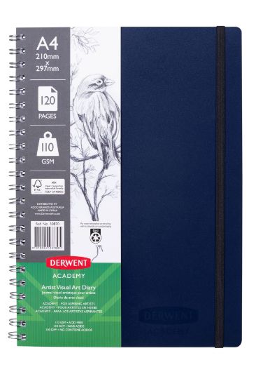 Picture of DERWENT ACY VAD PP NAVY A4 PORT 120PG