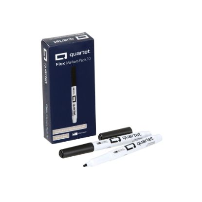 Picture of QUARTET FLEX MARKERS BLK BX10