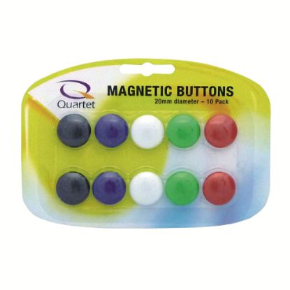 Picture of QUARTET MAG BUTTONS 20MM ASSTD 10PK