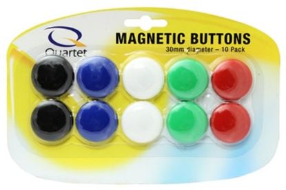 Picture of QUARTET MAG BUTTONS 30MM ASSTD 10PK