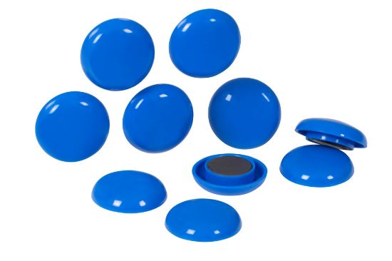 Picture of QUARTET MAG BUTTONS 30MM BLUE 10PK