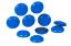 Picture of QUARTET MAG BUTTONS 30MM BLUE 10PK