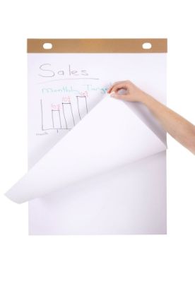 Picture of QUARTET FLIPCHART PAD RECYC 50SHT 80GSM