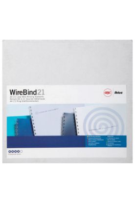 Picture of GBC WIRE 21 LOOP 14MM BLACK 100PK