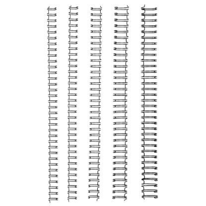 Picture of GBC WIRE 34 LOOP 12.5MM BLACK 100PK