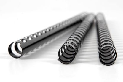 Picture of GBC PLASTIC 21 LOOP 10MM BLACK 25PK