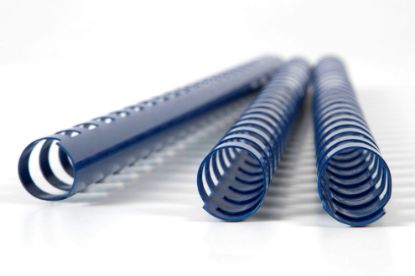 Picture of GBC PLASTIC 21 LOOP 12MM BLUE 100PK