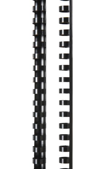 Picture of GBC PLASTIC 21 LOOP 16MM BLACK 100PK