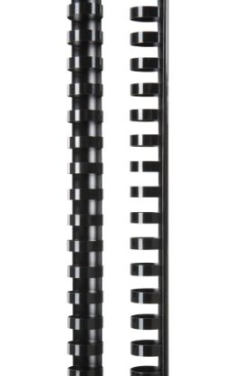 Picture of GBC PLASTIC 21 LOOP 19MM BLACK 100PK