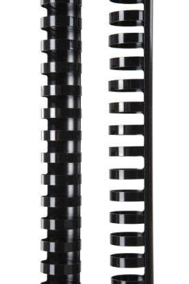 Picture of GBC PLASTIC 21 LOOP 25MM BLACK 20PK