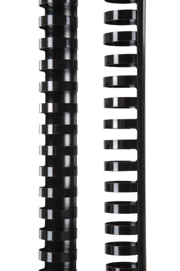 Picture of GBC PLASTIC 21 LOOP 25MM BLACK 20PK