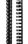 Picture of GBC PLASTIC 21 LOOP 25MM BLACK 20PK