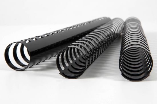 Picture of GBC PLASTIC 21 LOOP 25MM BLACK 50PK