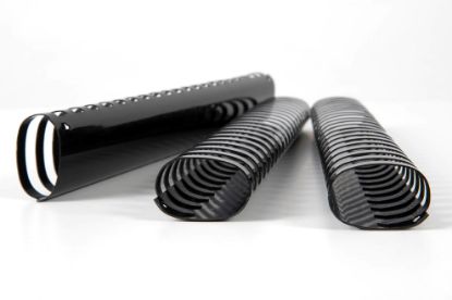 Picture of GBC PLASTIC 21 LOOP 38MM BLACK 50PK
