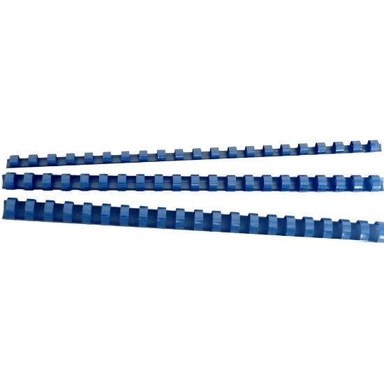 Picture of GBC PLASTIC 21 LOOP 6MM BLUE 100PK