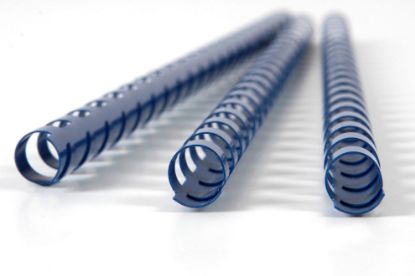 Picture of GBC PLASTIC 21 LOOP 8MM BLUE 100PK