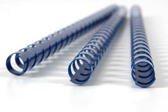 Picture of GBC PLASTIC 21 LOOP 8MM BLUE 100PK
