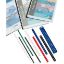 Picture of GBC PLASTIC 21 LOOP 8MM RED 100PK
