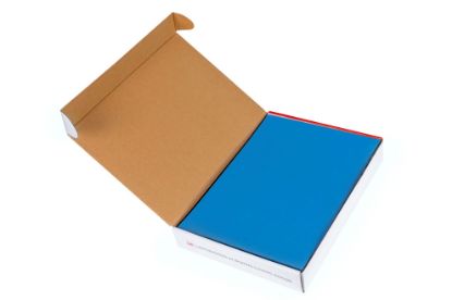 Picture of GBC LEATHERGRAIN COVERS BLUE 100PK