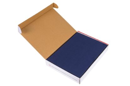 Picture of GBC LEATHERGRAIN COVERS NAVY 100PK