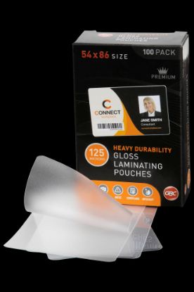Picture of GBC 54X86 125 MIC POUCHES CREDIT 100PK