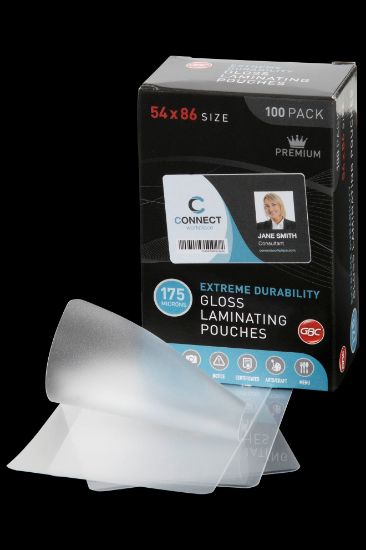 Picture of GBC 54X86 175 MICRON POUCH CREDIT 100PK