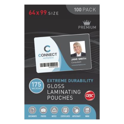 Picture of GBC 64X99 175 MICRON POUCH KEY 100PK