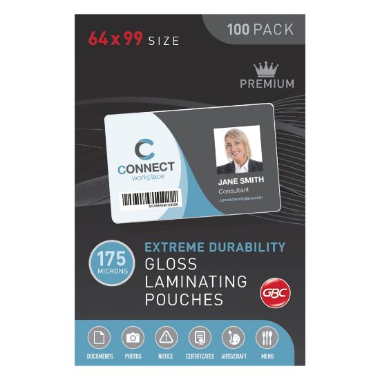 Picture of GBC 64X99 175 MICRON POUCH KEY 100PK