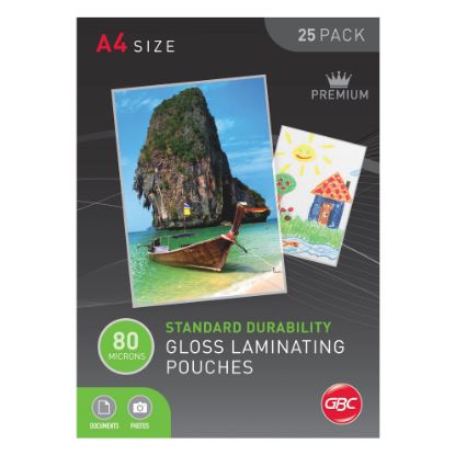 Picture of GBC A4 80 MICRON POUCHES SIGNATURE 25PK