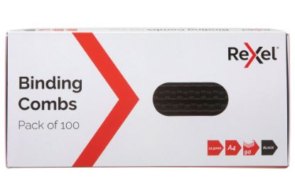 Picture of RXL BINDING COMBS 12.5MM BLK BX100