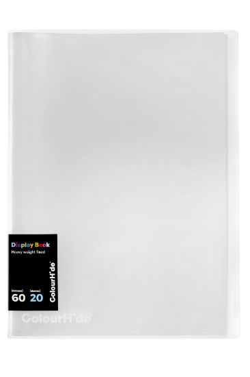 Picture of CH DISPLAY BOOK FIXED 20PKT CLEAR