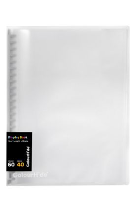 Picture of CH DISPLAY BOOK REFILLABLE 40PKT CLEAR