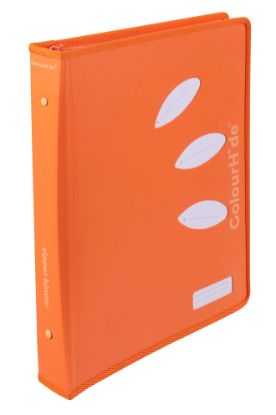 Picture of CH ZIPPER BINDER TANGERINE