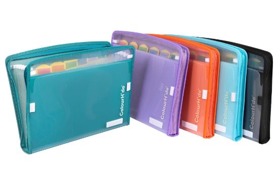 Picture of CH ZIP IT EXPANDING FILE TEAL GREEN