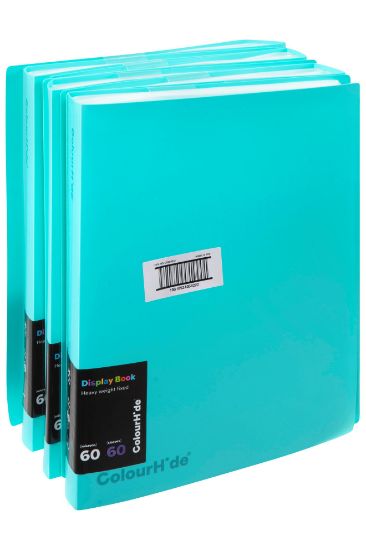 Picture of CH DISPLAY BOOK FIXED 60PKT AQUA
