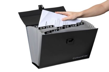 Picture of CH PP EXPANDING CARRY FILE BLACK