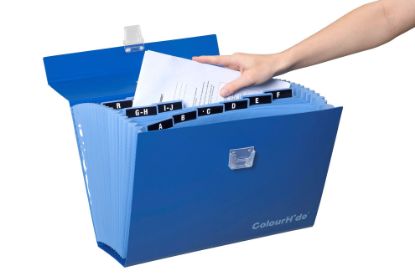 Picture of CH PP EXPANDING CARRY FILE CLASSIC BLUE
