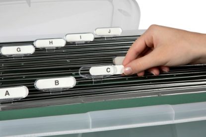 Picture of CF INSERT ROUND A-Z WHTE 60PK