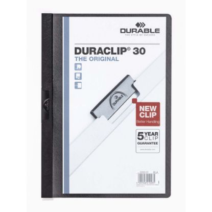 Picture of DUR DURACLIP DOC FLE A4 30 SHT BLK