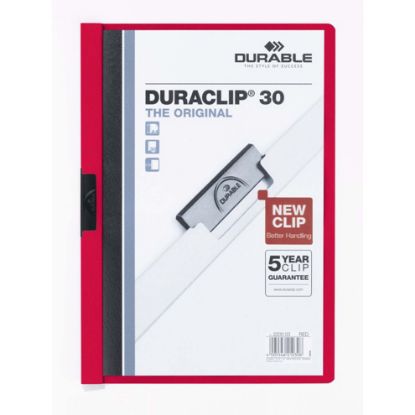 Picture of DUR DURACLIP DOC FLE A4 30 SHT RD