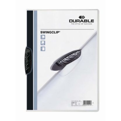 Picture of DUR SWNG CLIP DOC FLE A4 30 SHT BLK