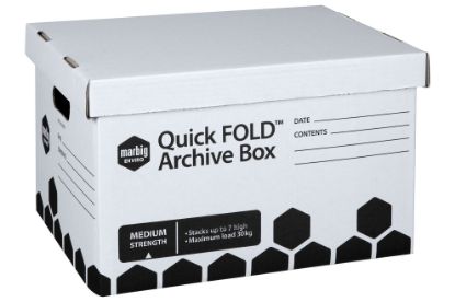 Picture of MBG ARCHIVE BOX QUICKFOLD WITH LID