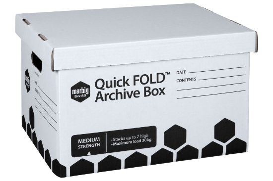 Picture of MBG ARCHIVE BOX QUICKFOLD WITH LID