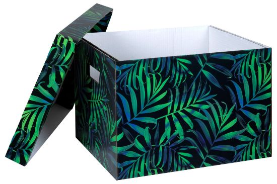 Picture of MBG PATTERNED ARCHIVE BOX NIGHT PALM