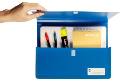 Picture of MBG WALLET A4 HEAVY DUTY POLYPICK BLUE